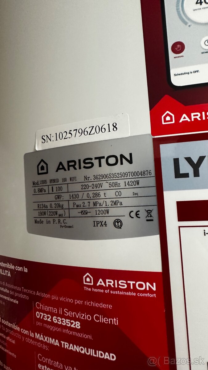 Ariston Lydos Hybrid 100 - 5