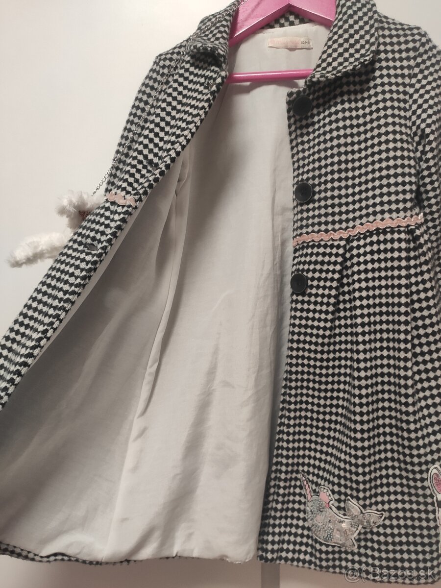 Slavnostný komplet - Šaty + kabátik + kabelka., veľ 104/110 - 5