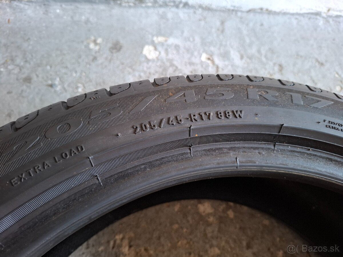 205/45 r17 letné pneumatiky Pirelli - 5