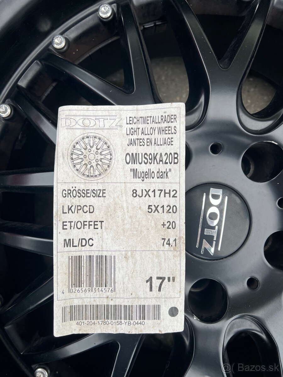 Dotz 17” 5x120 Mugello Dark BMW E39 - 5