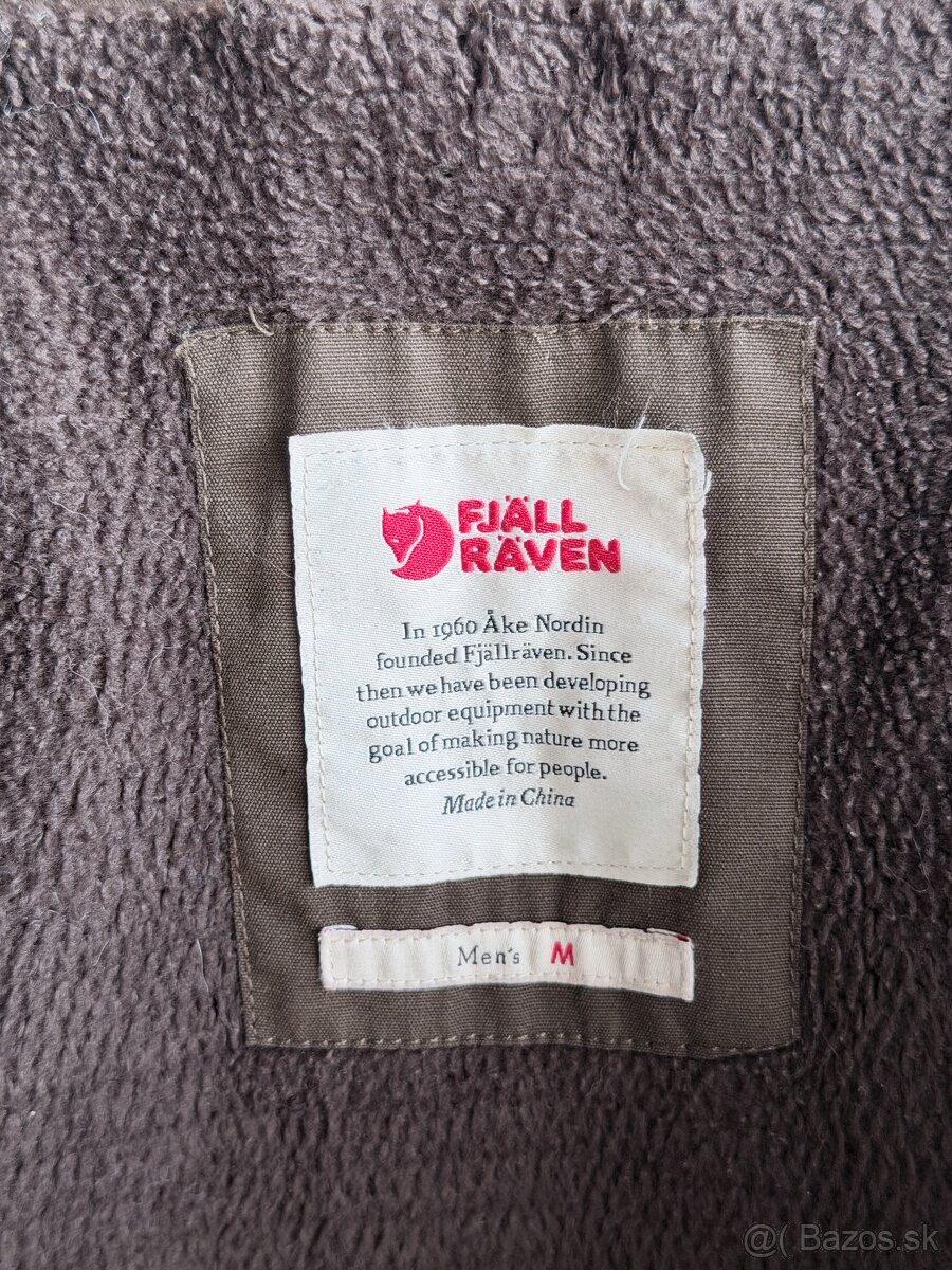 Zánovná zimná parka Fjallraven Sarek Winter Jacket M Khaki - 5