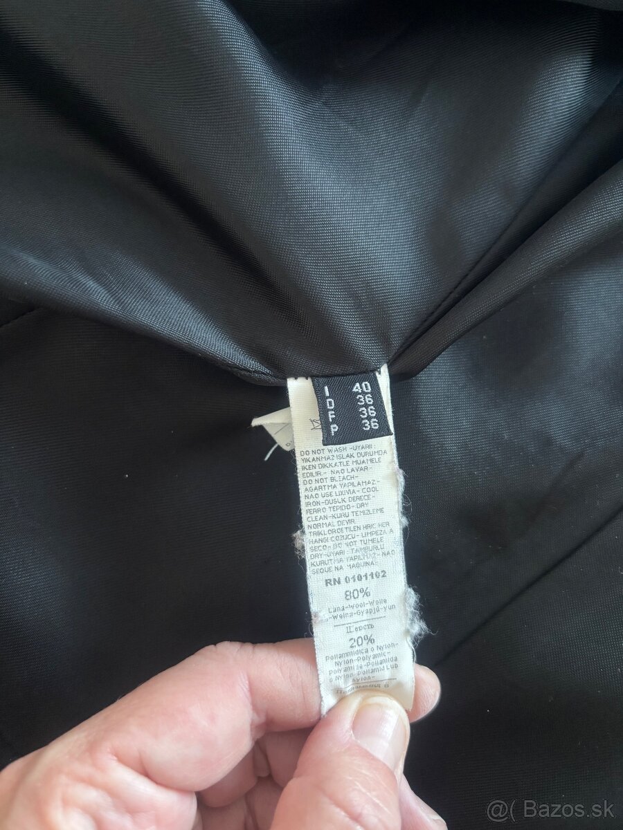 Dámsky vlnený kabát, veľ, 36 - 5