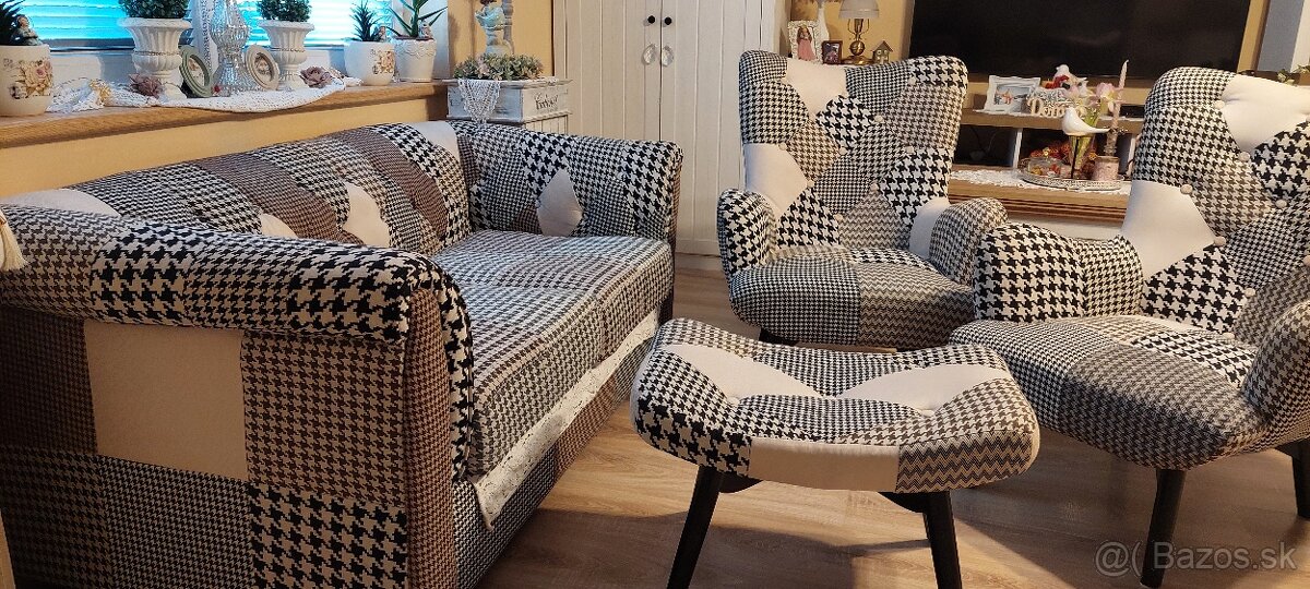 Sedacia súprava patchwork - 5