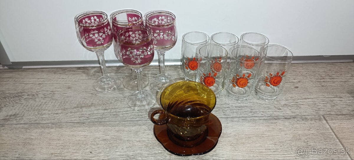 Poháre sklenené - 5