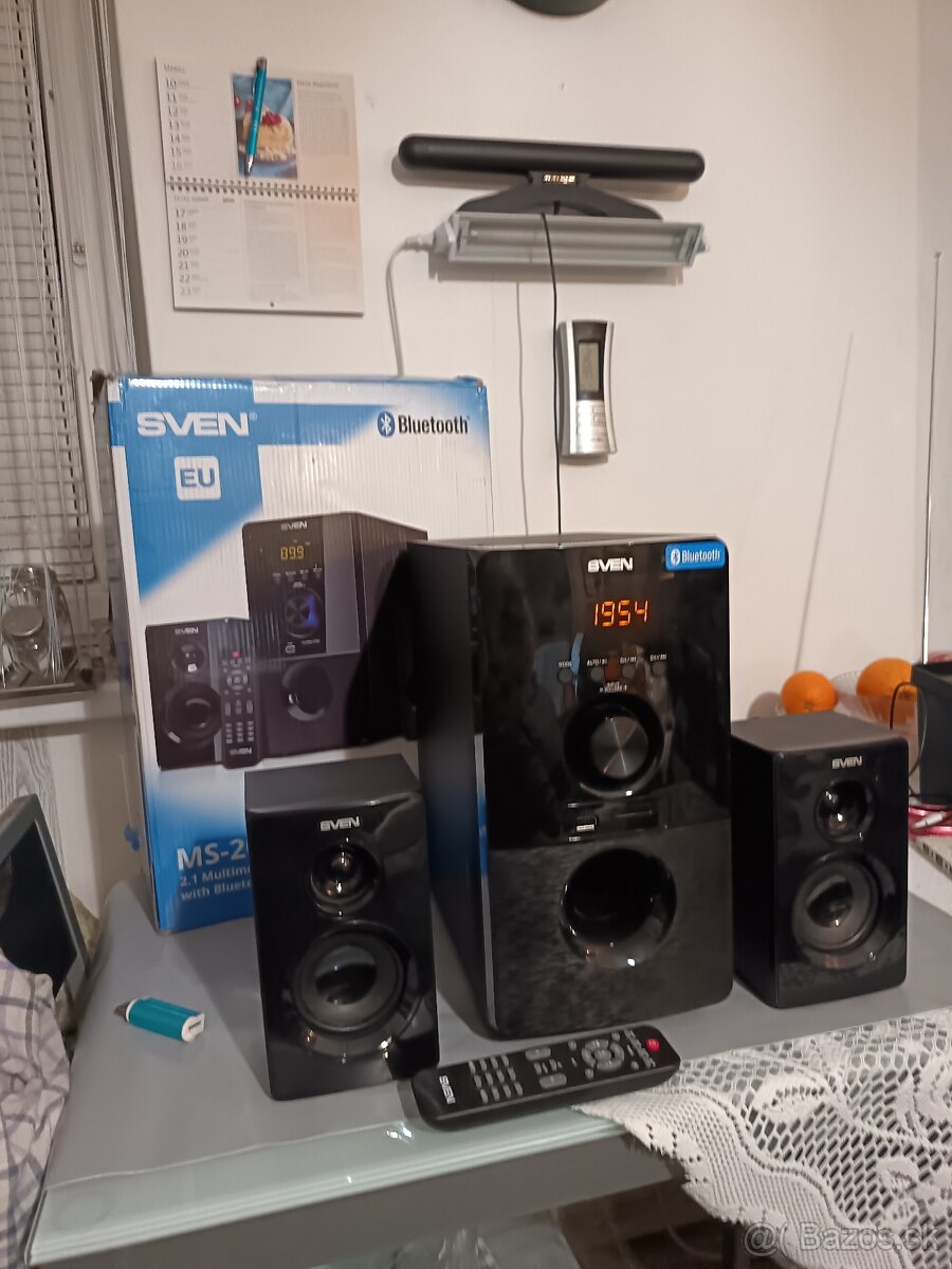 SVEN MS-2050, 2.1 multimediaálny speaker systém s BT, FM - 5