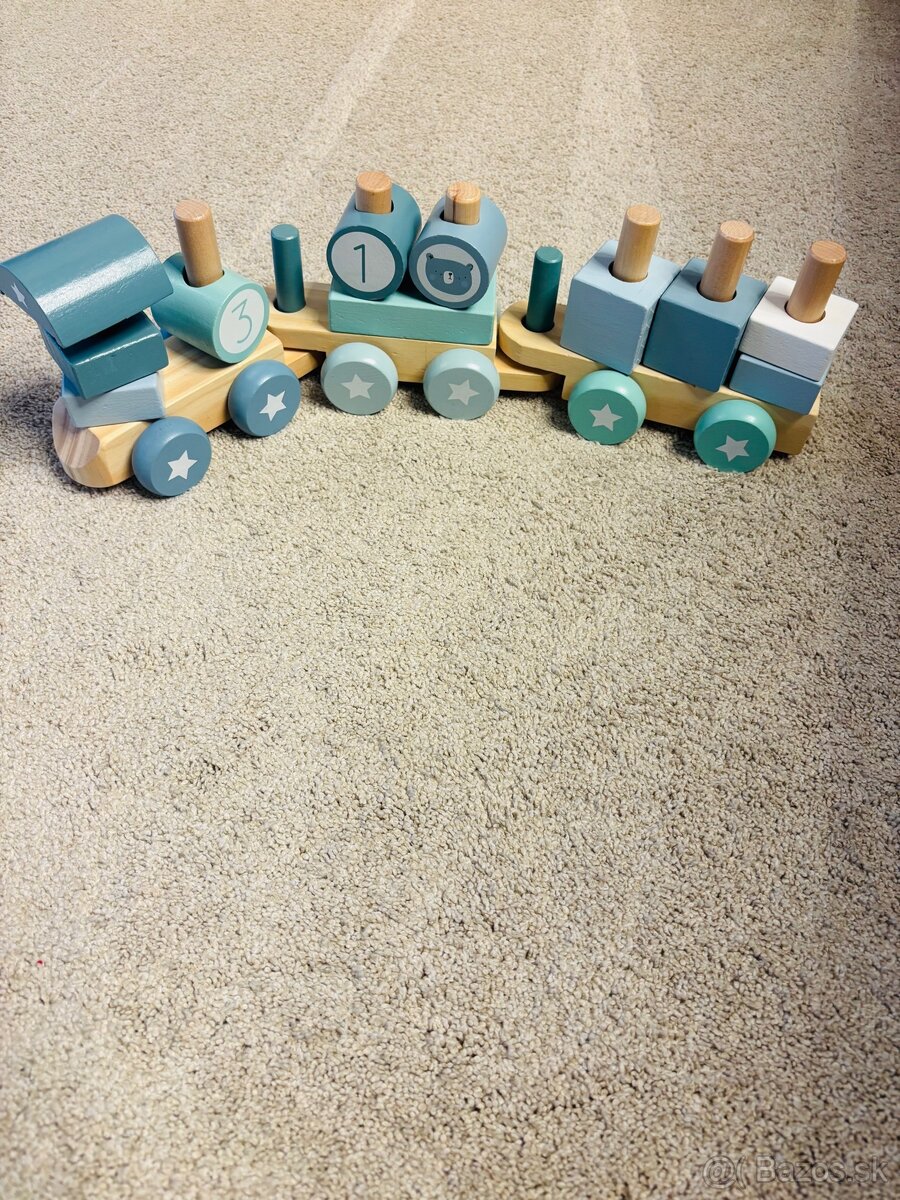Krásny drevený Little Dutch vláčik - 5