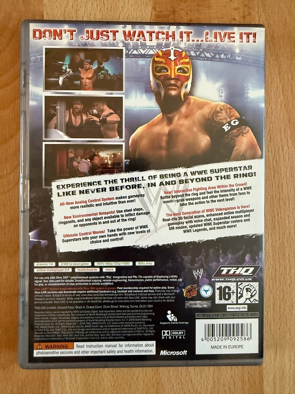 Originálne hry na xbox 360. NHL a Smack down 2007 - 5