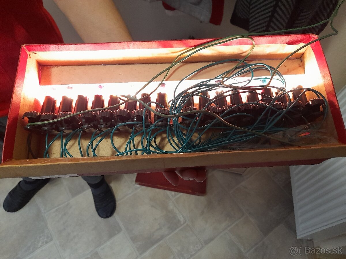 Staré retro vianočnè osvetlenie - 5