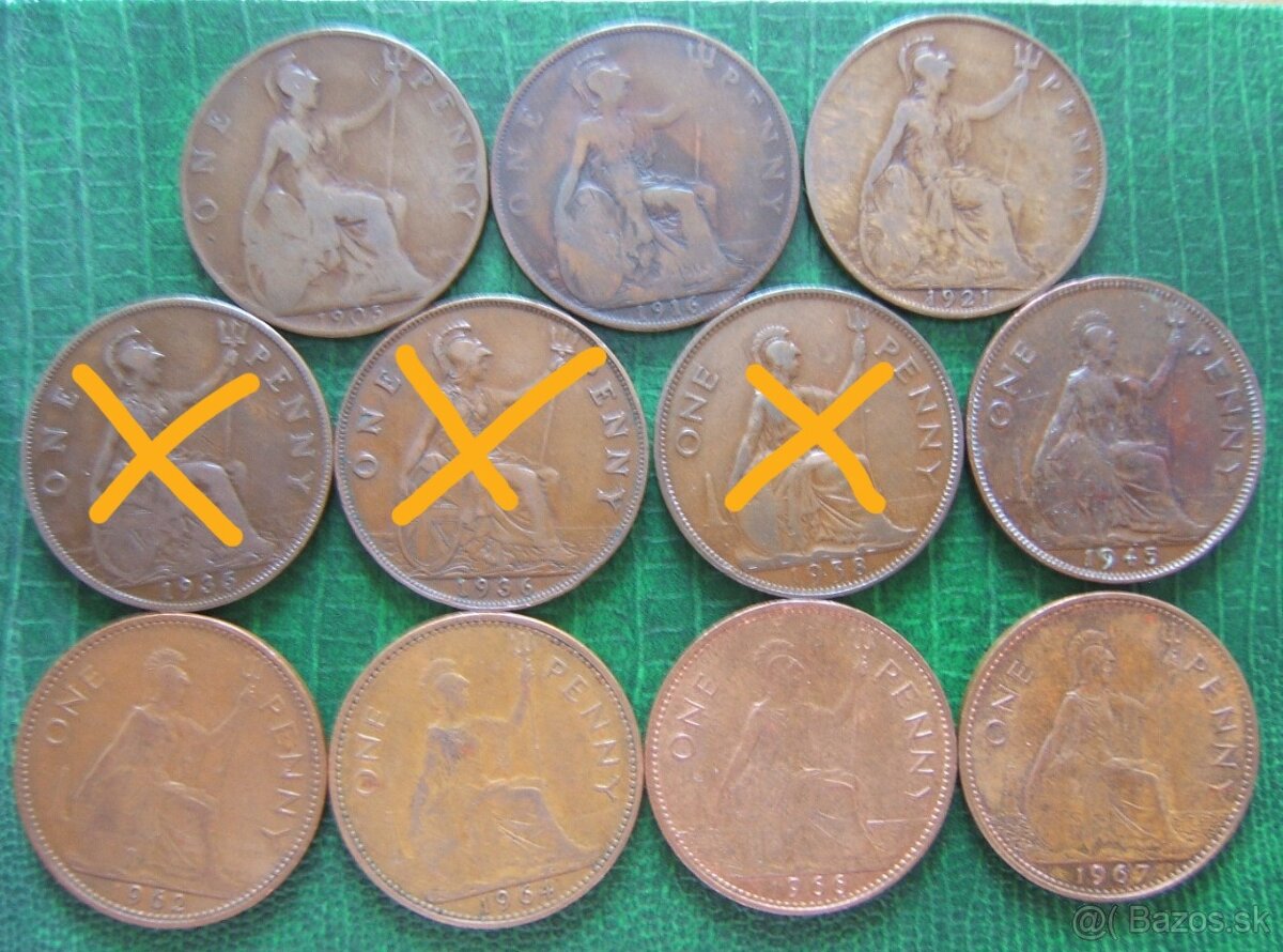 mince rakúsko uhorsko taliansko v.británia francúzsko a iné - 5