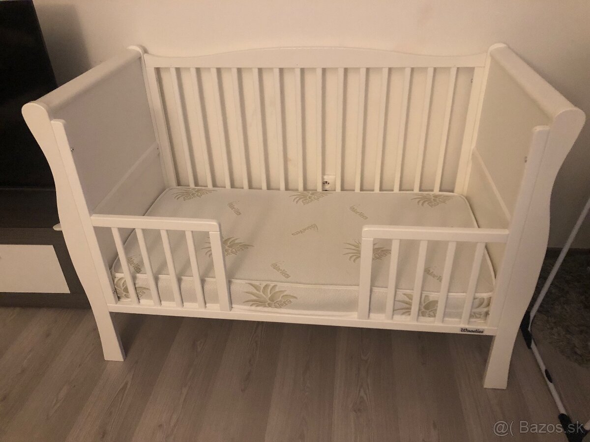 postieľka biela 120x60 - 5