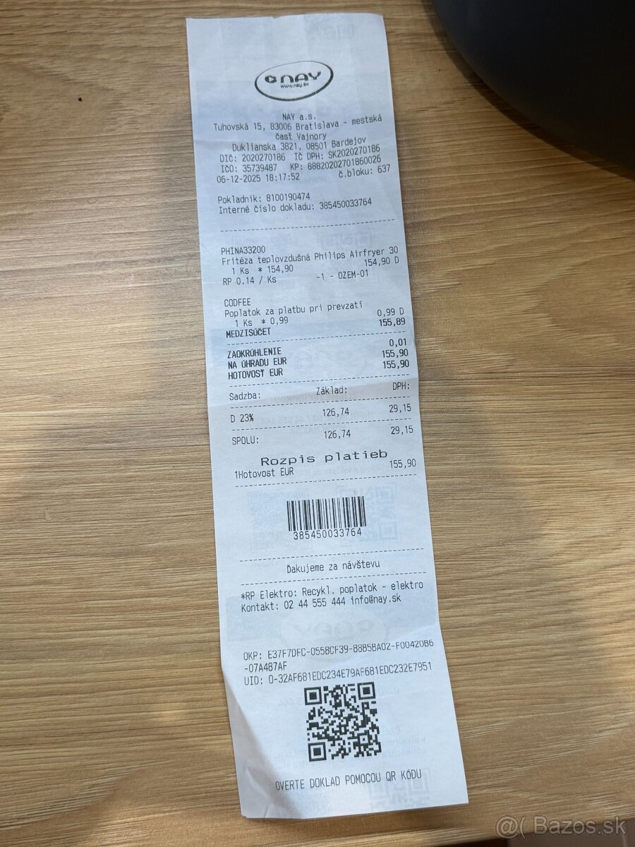 Teplovzdušná fritéza - Phillips series 3000 - 5