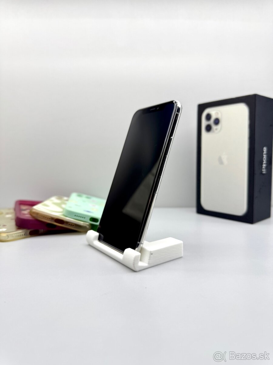 iPhone 11 PRO SILVER TOP STAV 100% BATÉRIA - 5