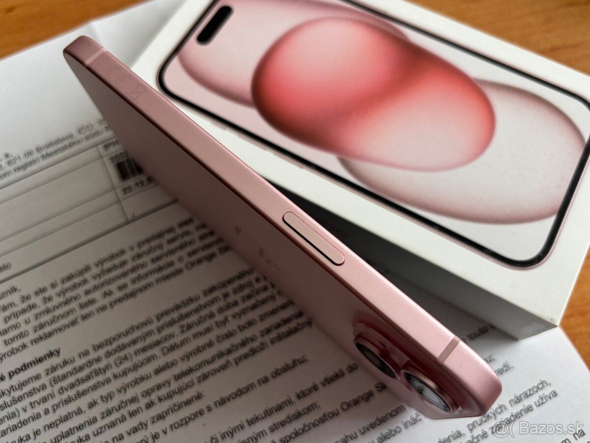 Apple iPhone 15 128GB Pink - 5