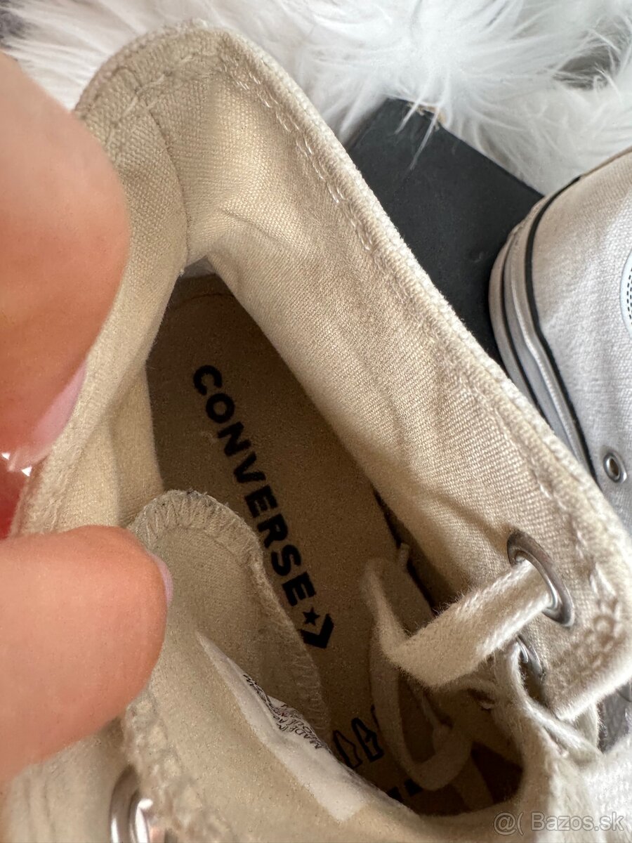 Converse biele tenisky - 5