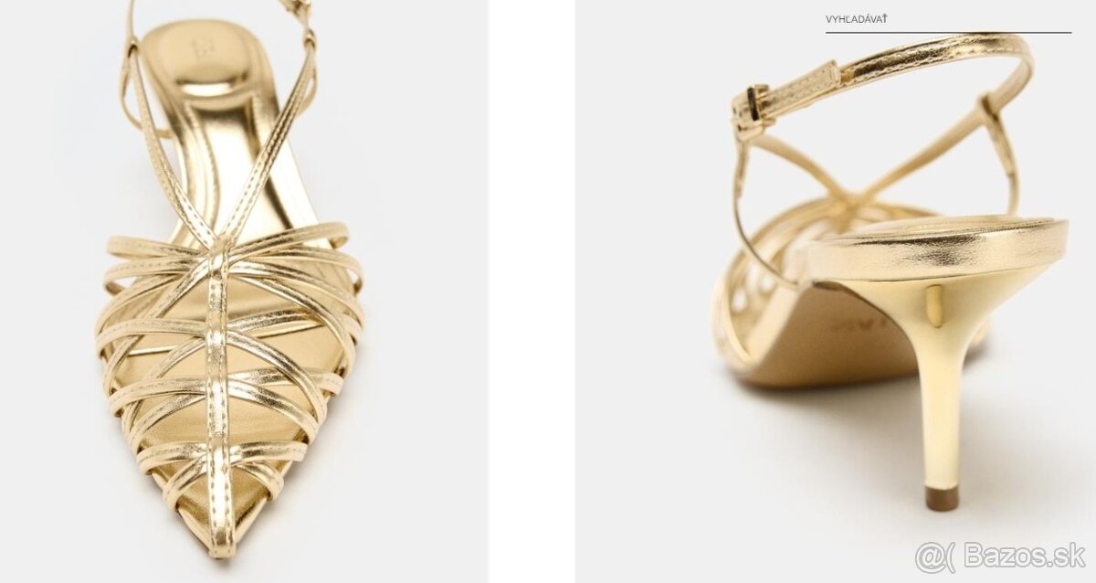 TOPÁNKY S OTVORENOU PÄTOU A METALICKÝM EFEKTOM - 5