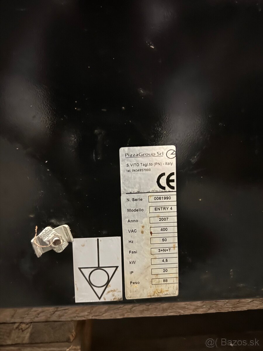 Pizza pece ZANUSSI PME430 a PIZZAGROUP ENTRY4 - 5