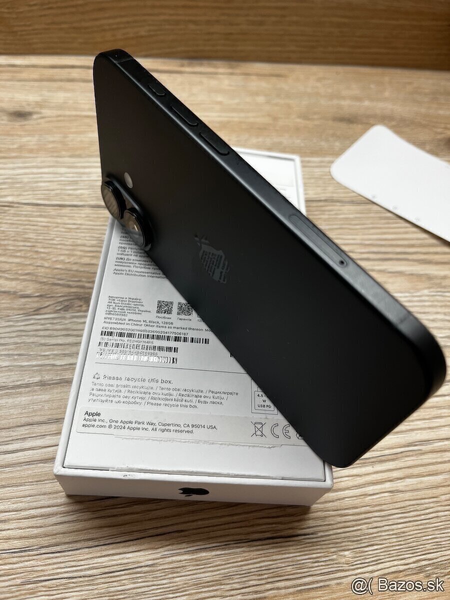 Apple iPhone 16 black 128gb - 5