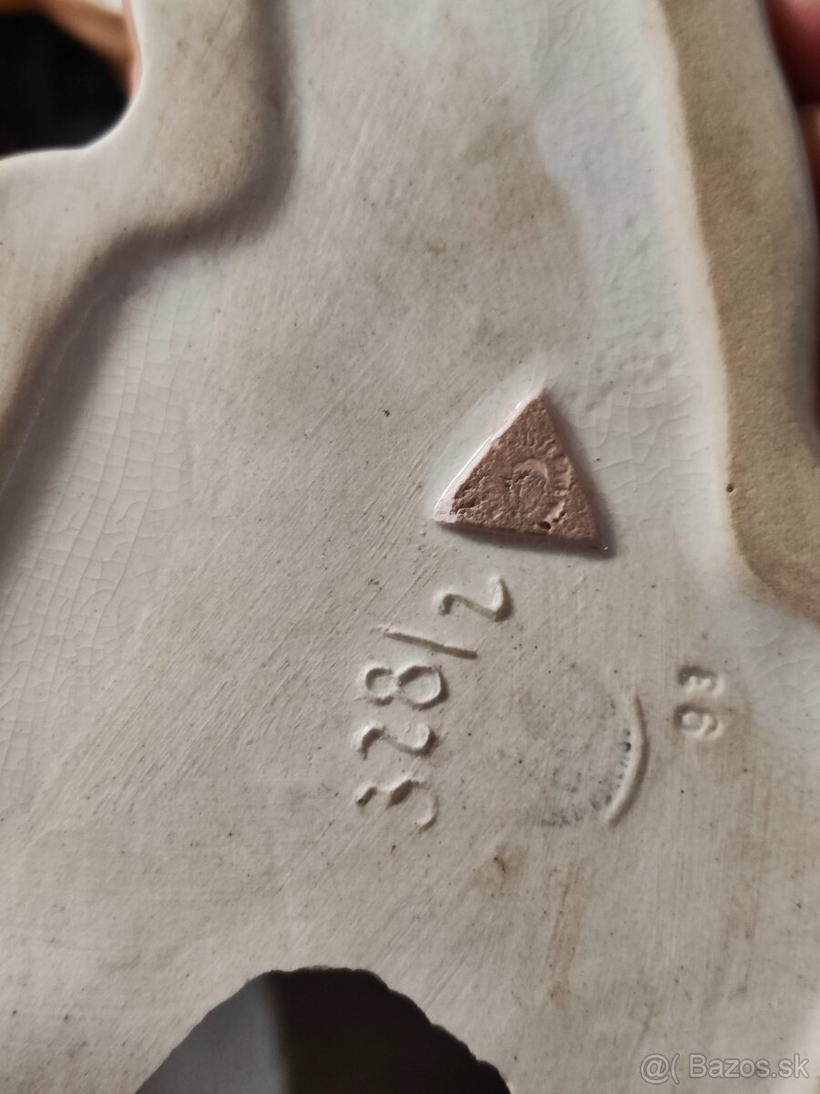 Retro sošky pes Barzoj Royal dux - 5