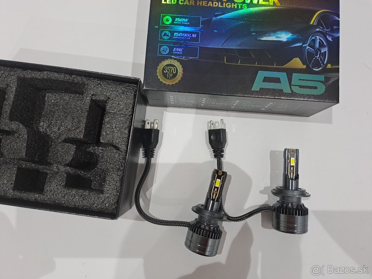 LED žiarovky H7 - CANBUS - 150W - 15000Lm - 5