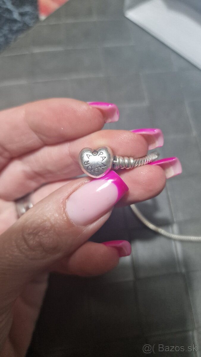 Náramok Pandora + prívesok - 5