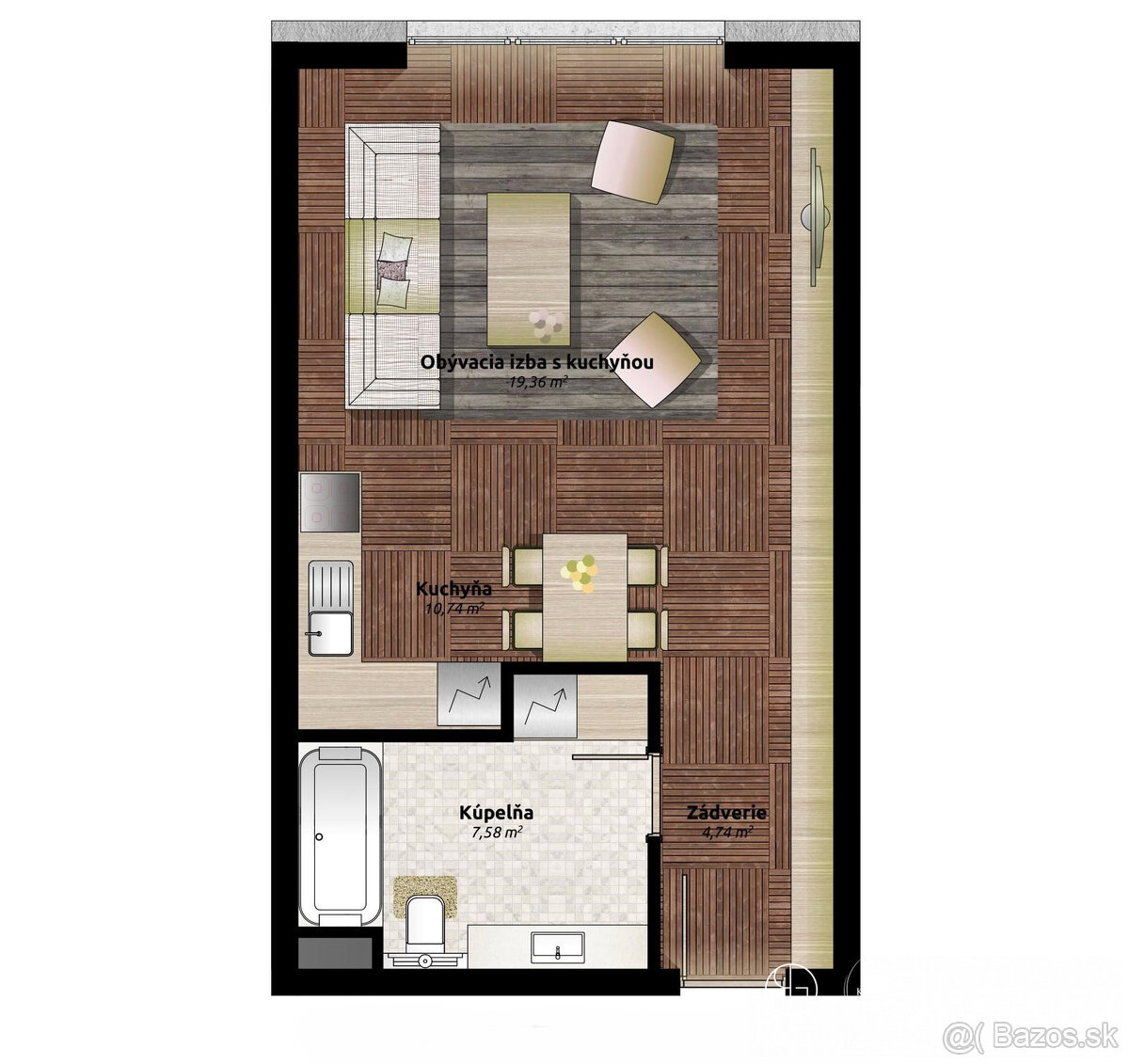 BOSEN | IDEAL Homes | 1 izbový byt, Dunajská Streda - 5