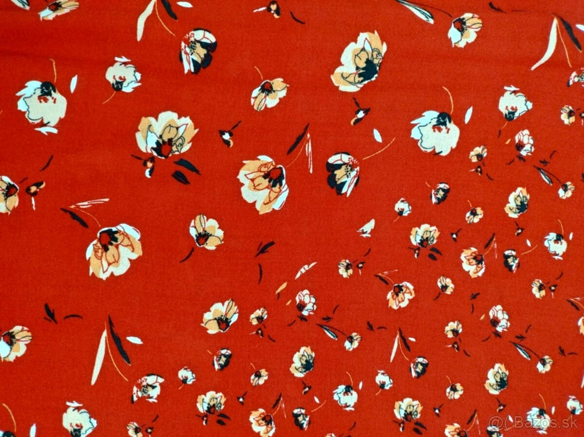 Dámska červená blúzka/halenka/tričko s 3/4 rukávom (Orsay) - 5