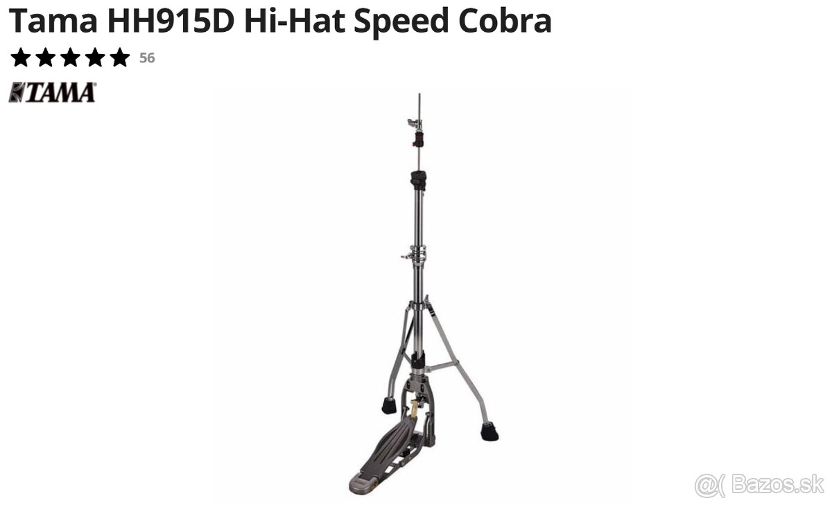 Predam Tama HH915D Hi-Hat Speed Cobra - 5