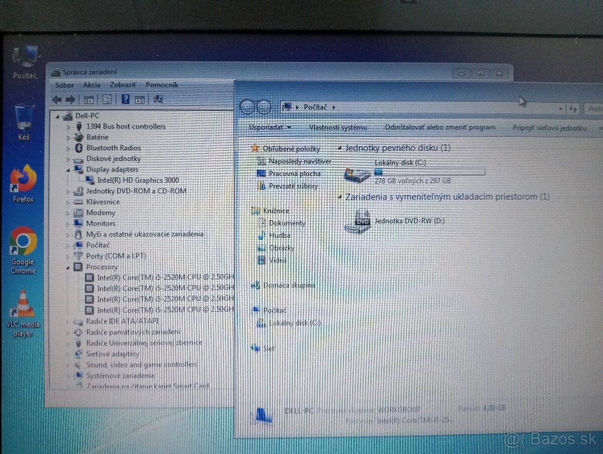 Dell Latitude e5420 . Intel core i5 , 4gb ram , Windows 7 - 5
