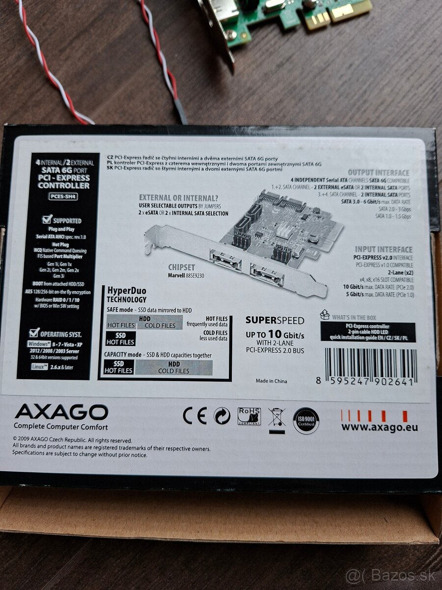 PCIe SATA radič / karta - 5