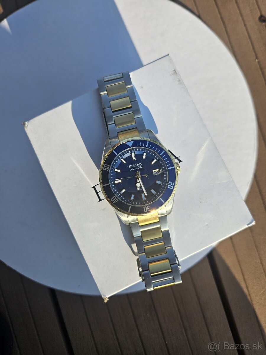 Bulova marinestar diver 100m nové - 5