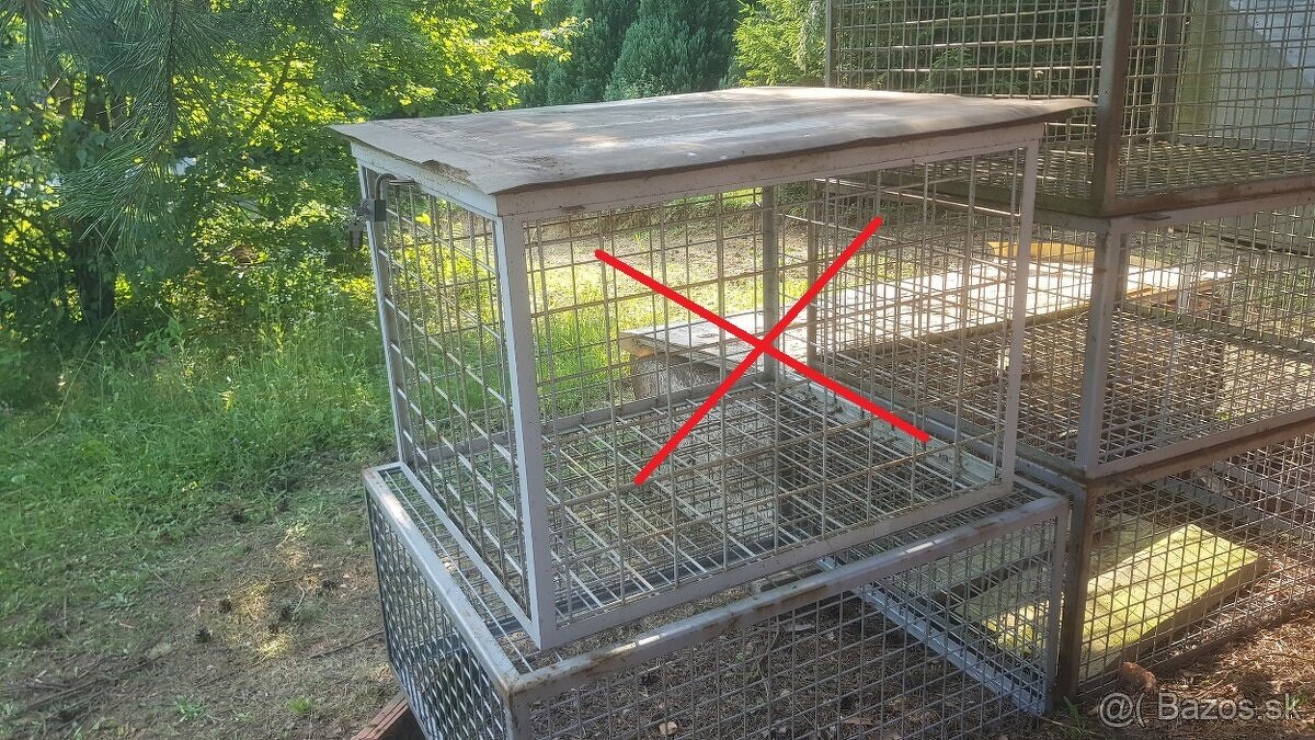 Kovové uzamykateľné klietky - 5