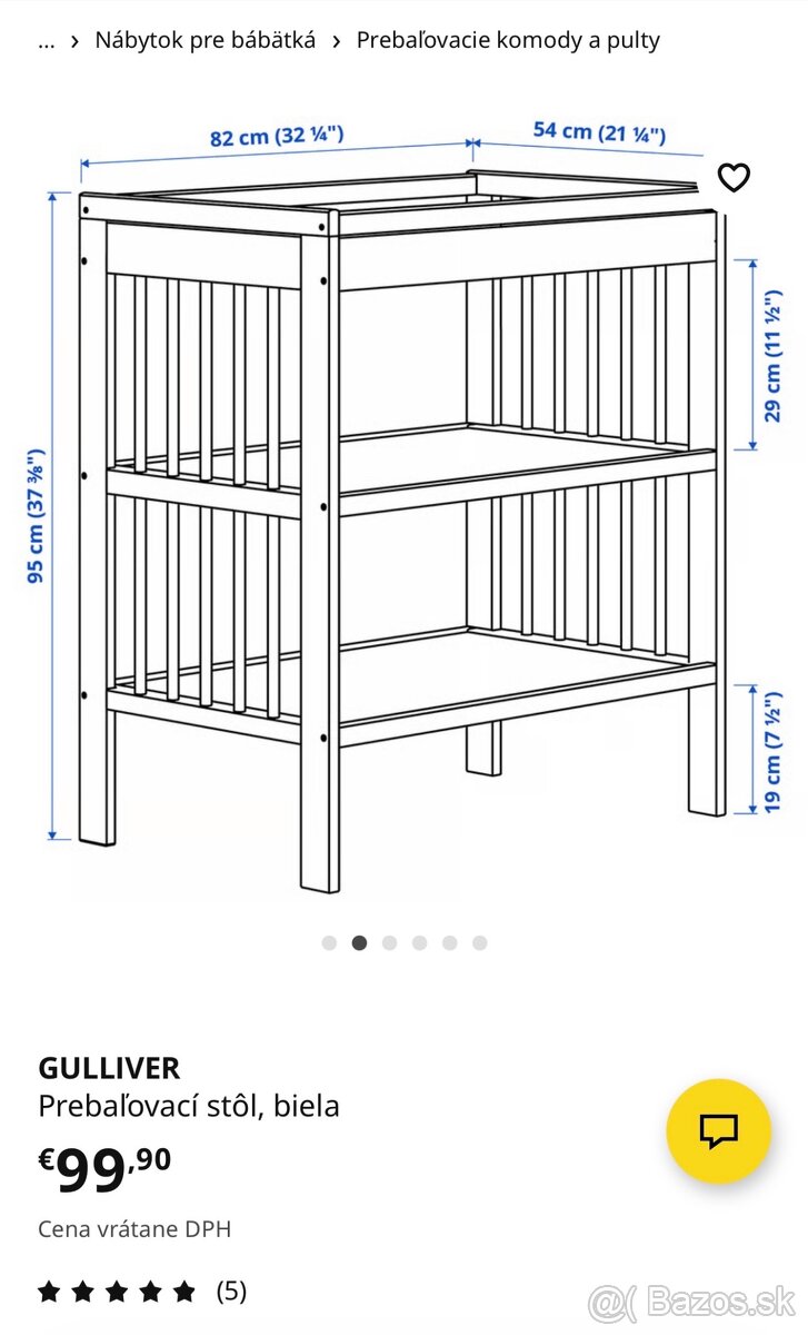 Prebaľovací pult Ikea - 5