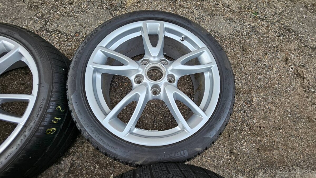 zimní ALU kola originál Porsche 18” – komplet s - 5