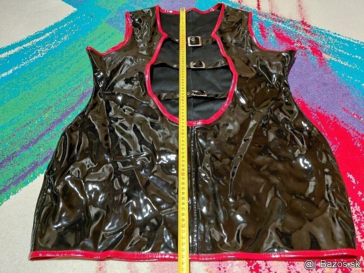 Šteklive Pvc šaty od black level - 5