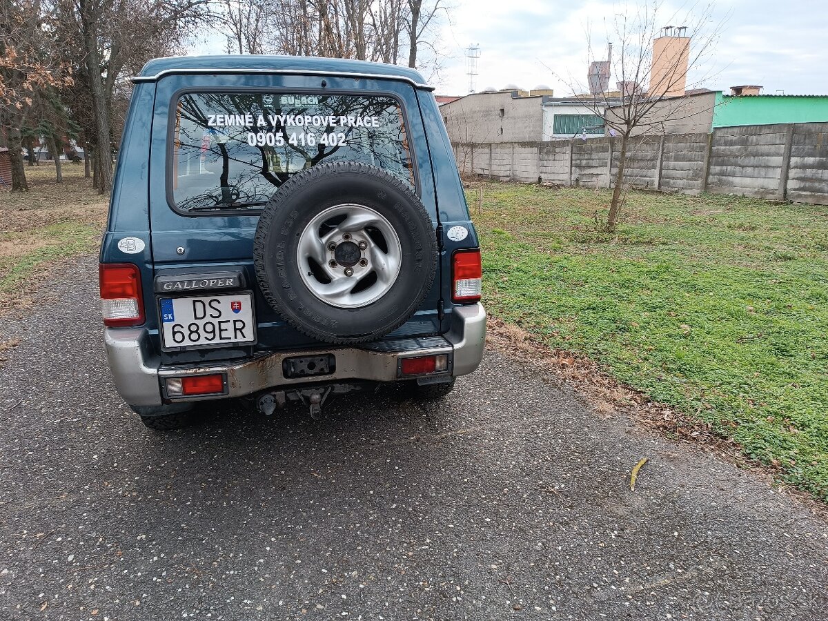 Predám Hyundai Galloper 2,5tdi Intercooler 4x4 - 5
