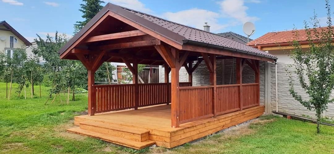 Altánky, drevo stavby, terasy... - 5