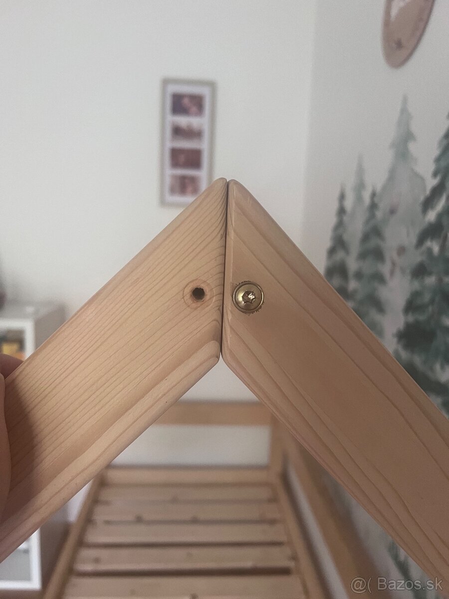 Detska domcekova posteľ z masivu Benlemi - 5