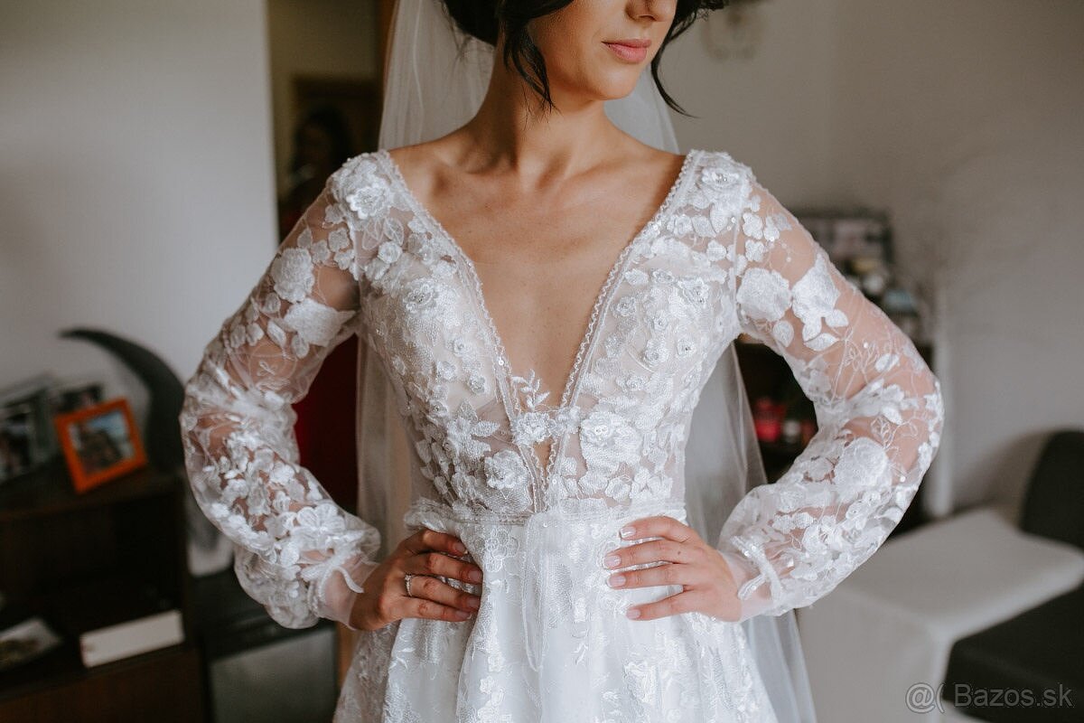Predám svadobné šaty - 5