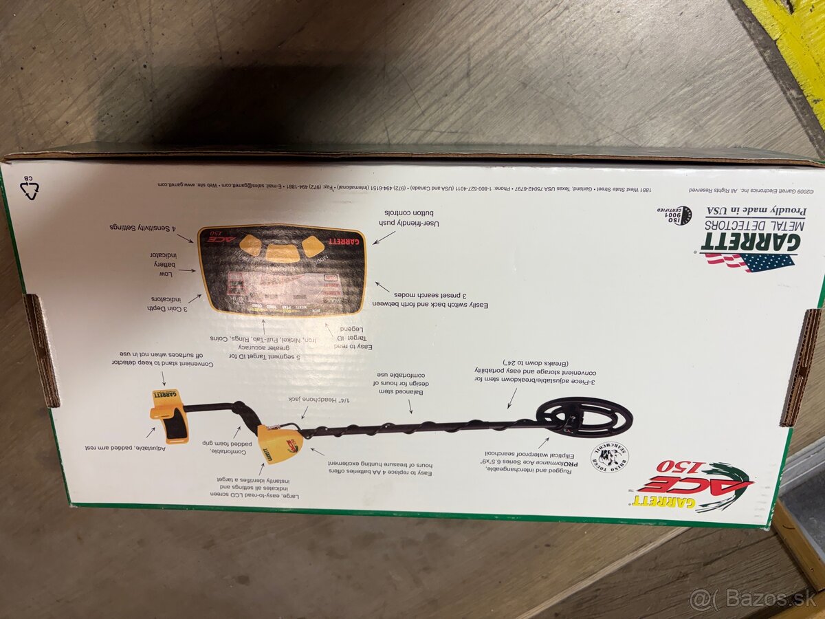 Detektor kovov Garrett Ace 150 - 5