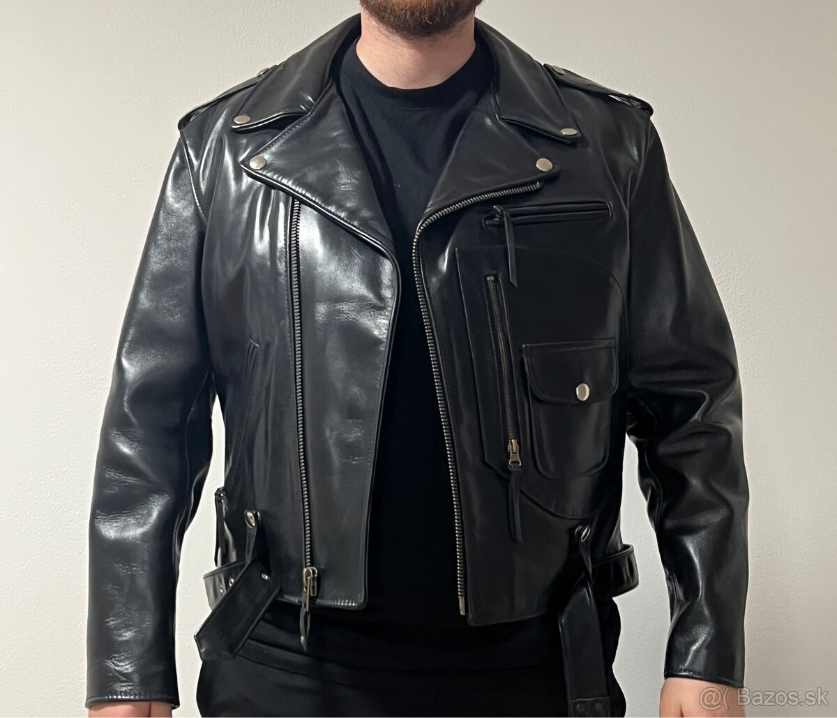 Kožená bunda - Legendary black stallion - 5