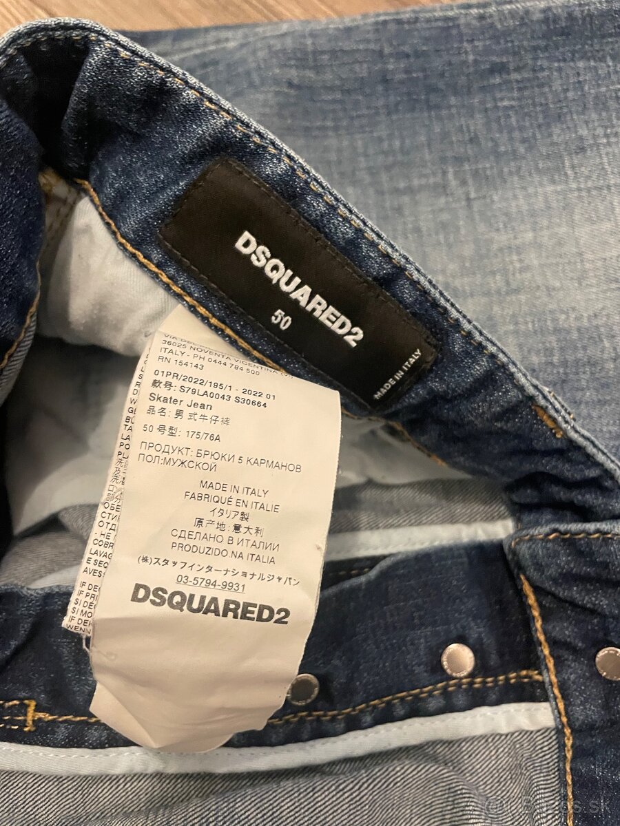 Panske rifle Dsquared - 5