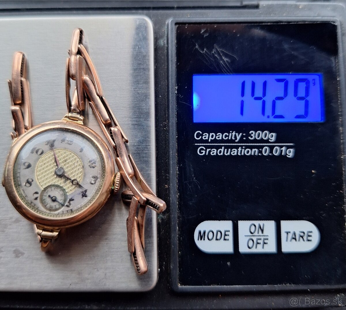 Zlaté dámske hodinky - 5