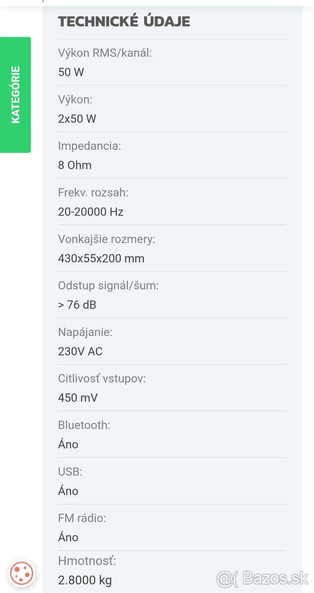 Zosilňovač LTC ATM6000bt - 5