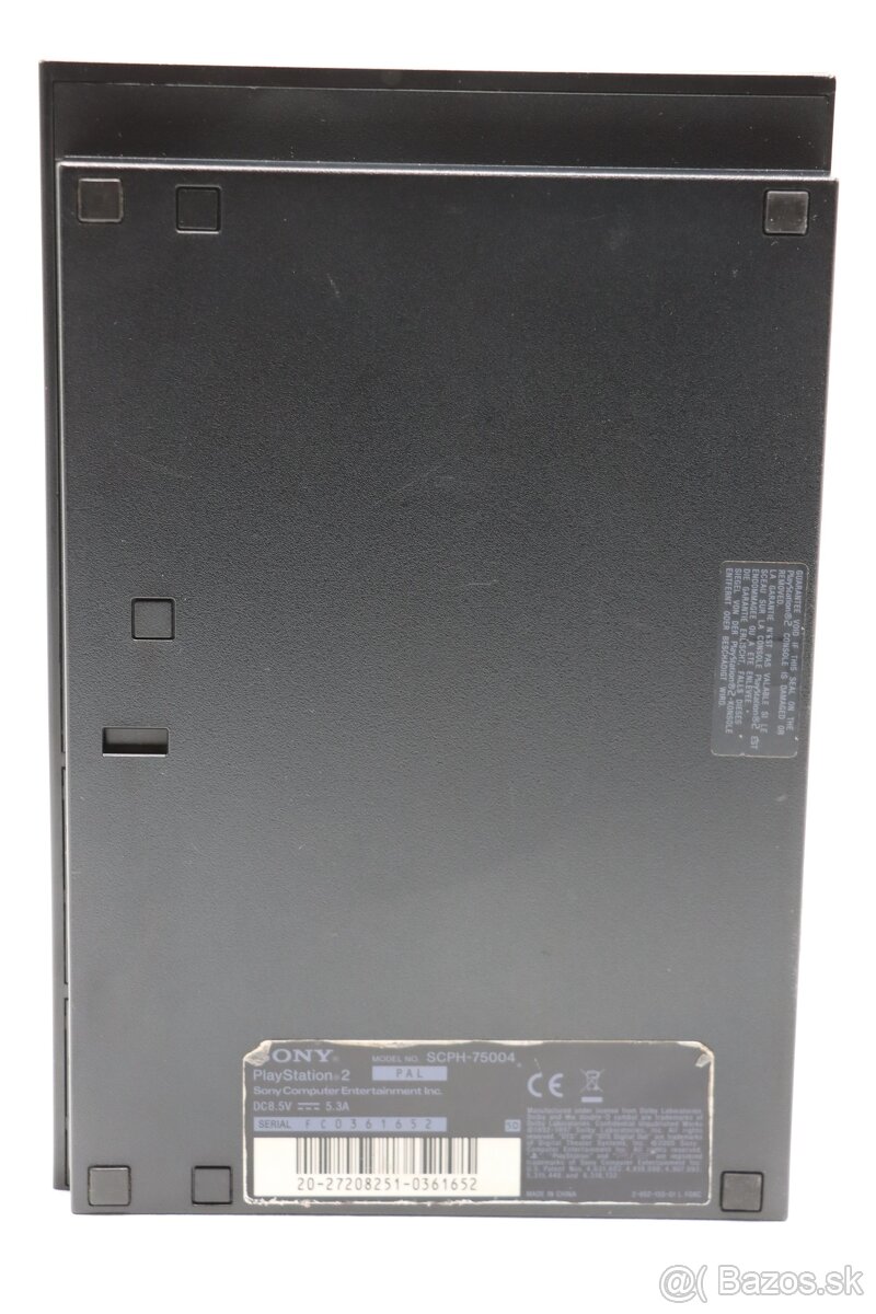 PS2 slim SCPH-75004 – konzola + ovládač + pamäťovka + káble - 5