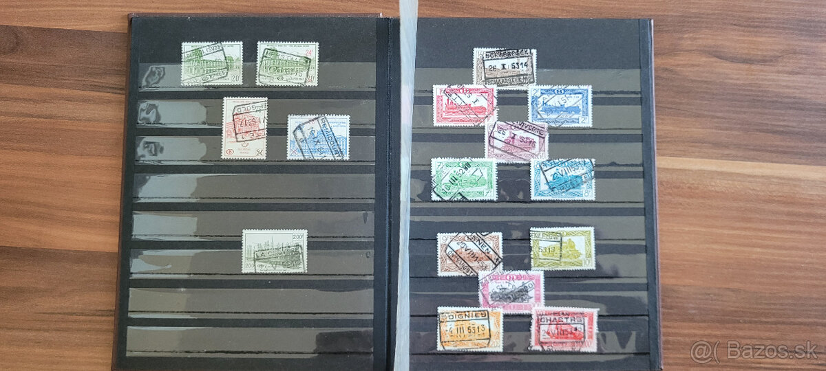 Belgicko a Škandinávia v albume B5 - najmä vlakové známky - 5