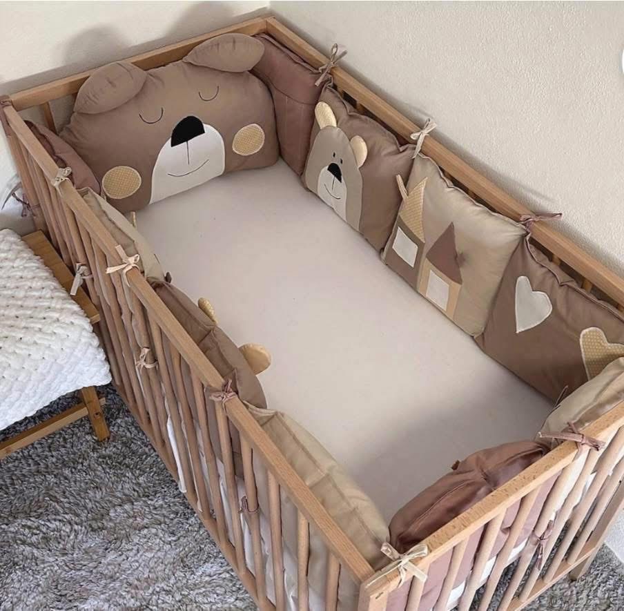 Bavlnený mantinel do postieľky - 5