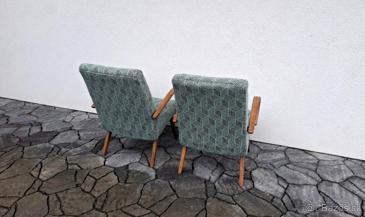 Retro křesílka TON - J. Šmídek - 5