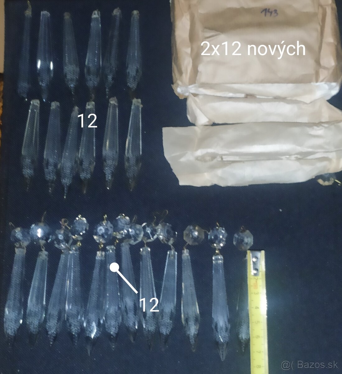 Náhradné ovešky,na kryštálový luster. - 5