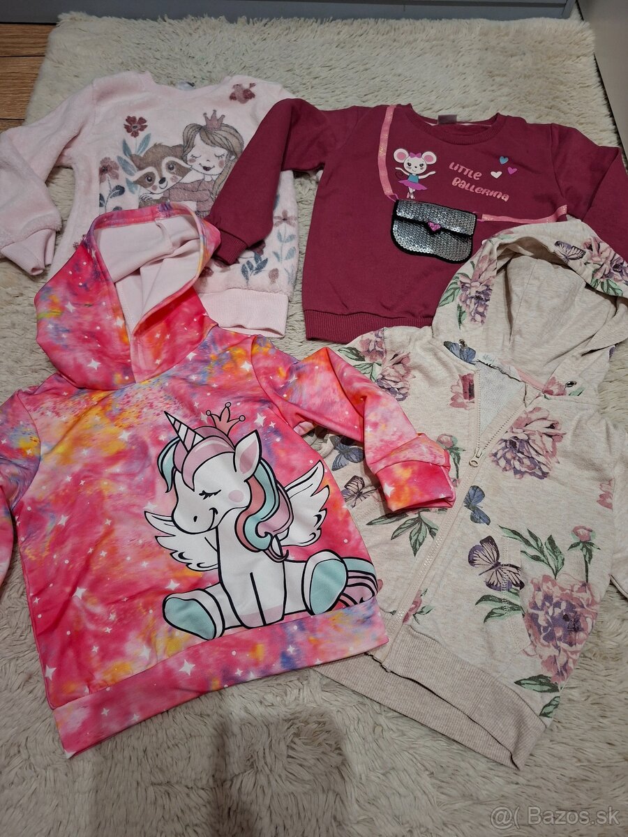 Mikina,tricka, leginy, pyžamo 110 116 - 5