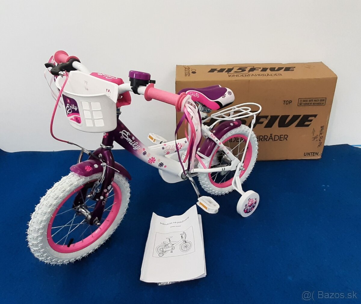 Detský bicykel 14 Pink - 5